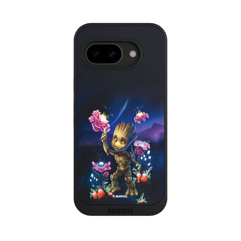 Pixel 9a NIVOpure Baby Groot Blumen