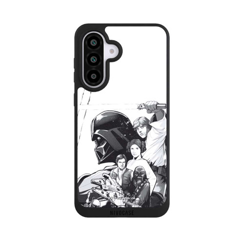Samsung Galaxy A56 5G NIVOpure StarWars Charaktere - Schwarz-Weiß