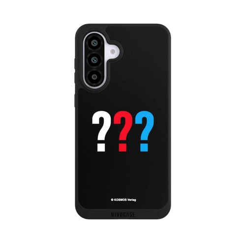 Samsung Galaxy A56 5G NIVOpure Drei Fragezeichen Logo