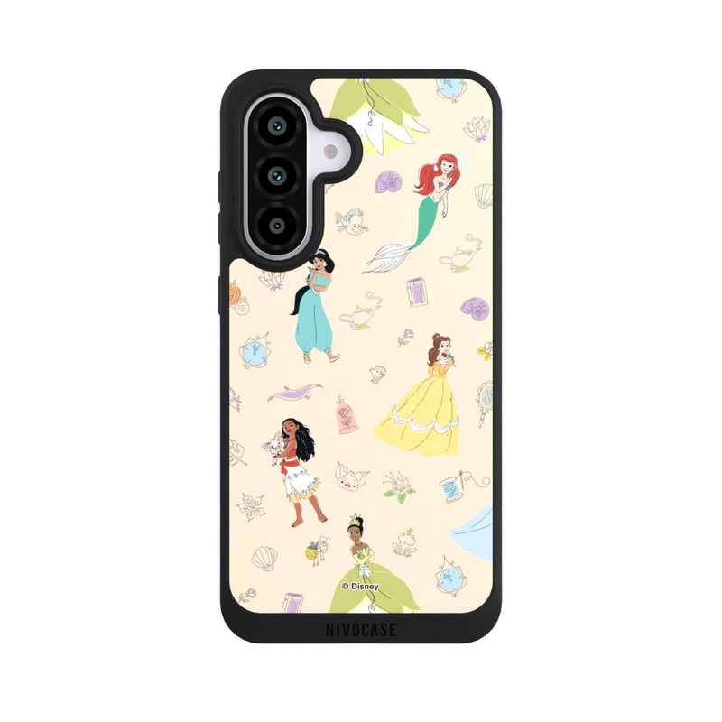 Galaxy A56 5G NIVOpure Princess Pattern Beige Disney Princess