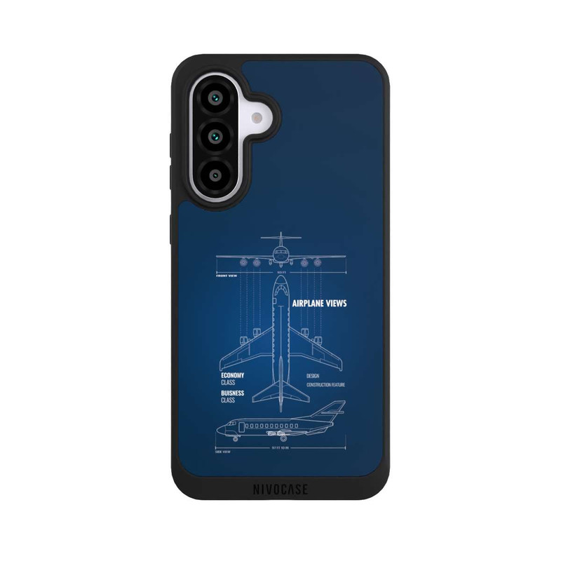 Galaxy A56 5G NIVOpure Flugzeug-Wireframe