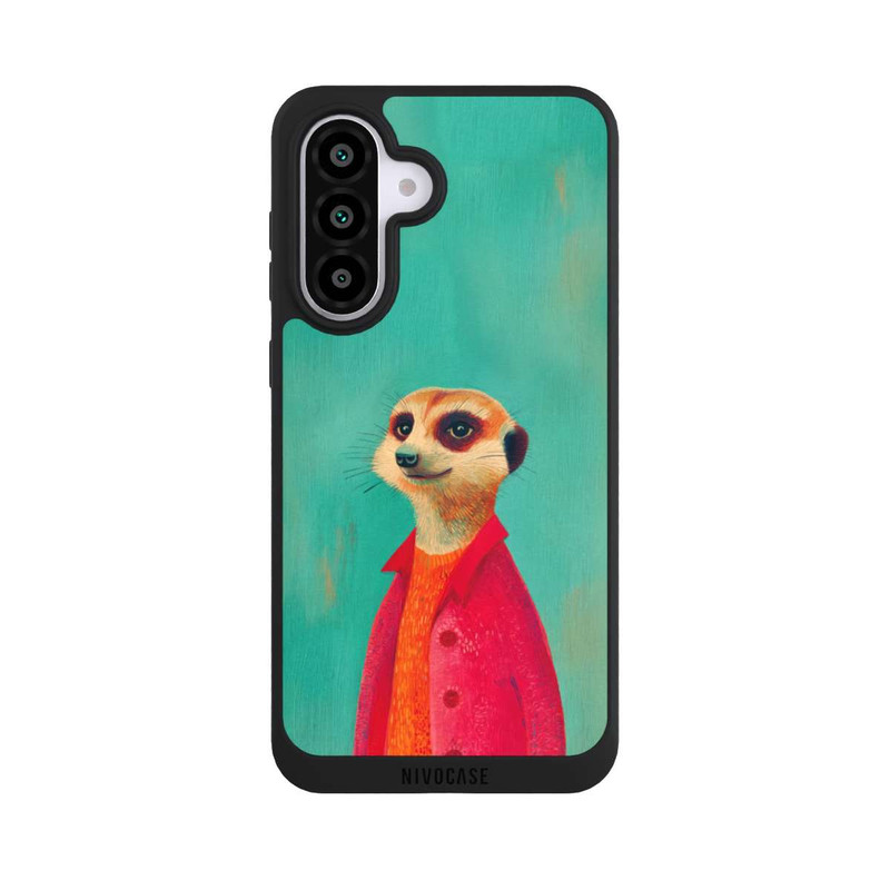 Galaxy A56 5G NIVOpure Erdmännchen Grün Illustration