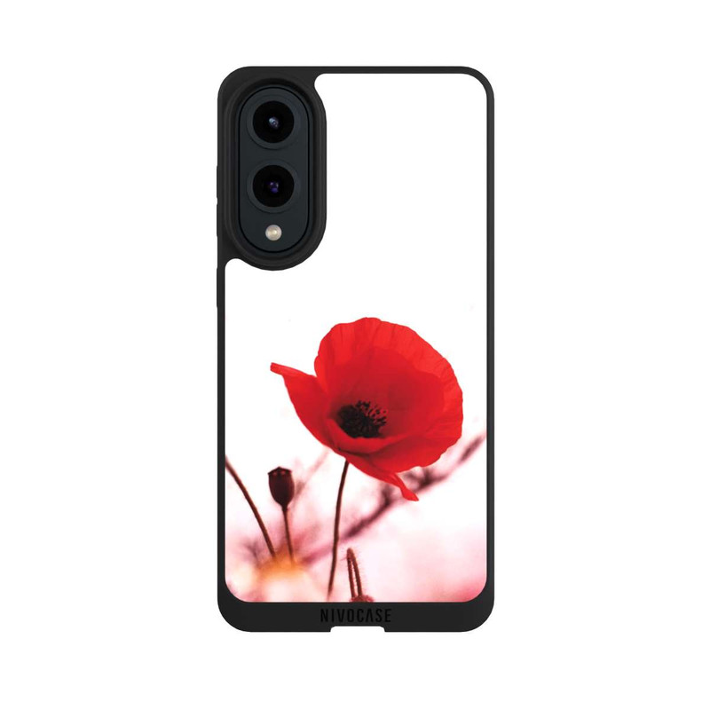 Galaxy S25 Edge NIVOpure Rote Mohnblumen