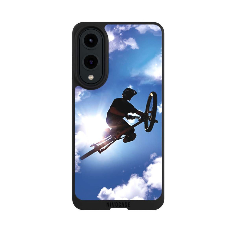 Galaxy S25 Edge NIVOpure Flying so High with my Bike in the Sky