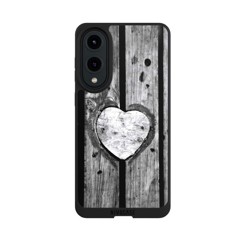 Galaxy S25 Edge NIVOpure C&oelig;ur en Bois