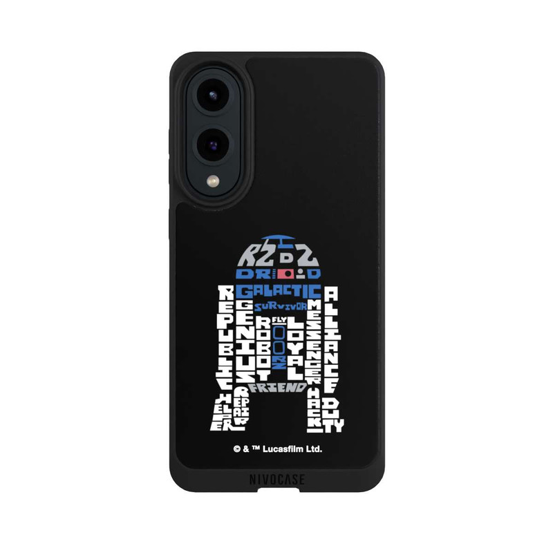 Galaxy S25 Edge NIVOpure R2-D2 Typo Graphique