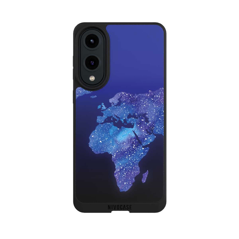 Galaxy S25 Edge NIVOpure Carte du Monde Cosmique