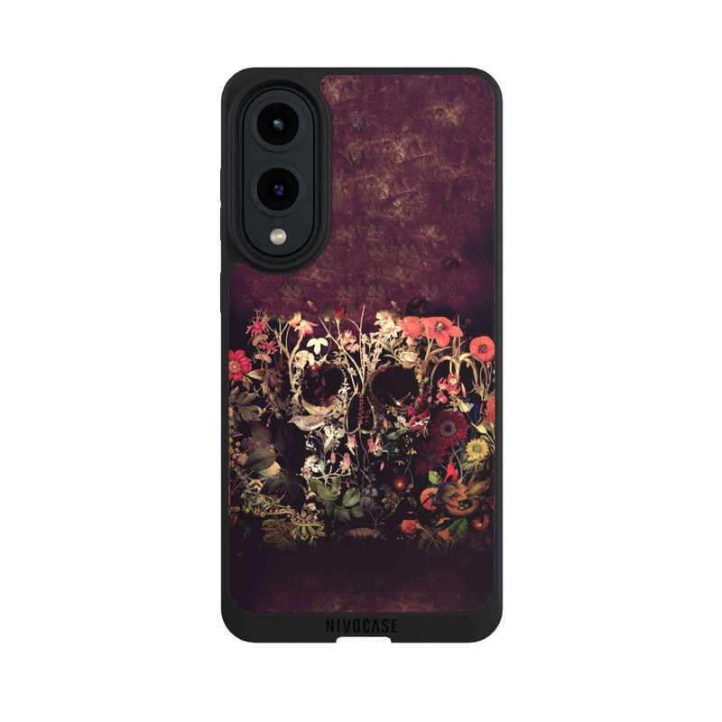 Galaxy S25 Edge NIVOpure Crâne Fleurs Mortes
