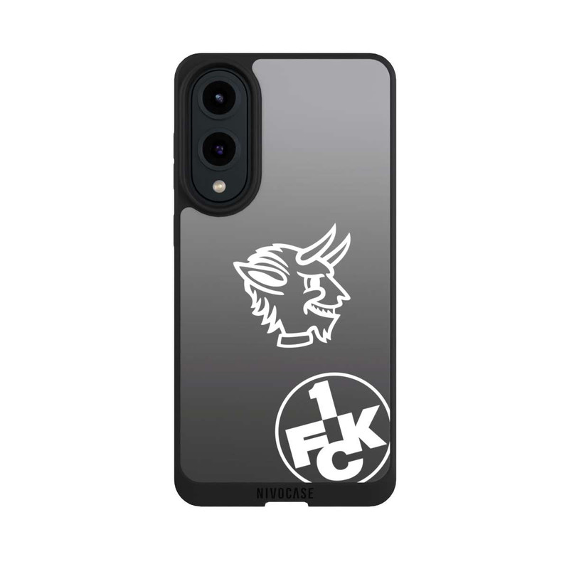Galaxy S25 Edge NIVOpure Teufelskopf FCK auf Schwarz