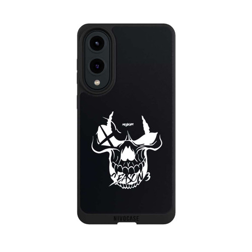Samsung Galaxy S25 Edge NIVOpure Schädel Schwarz/Weiß