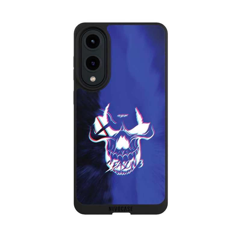 Galaxy S25 Edge NIVOpure Crâne bleu