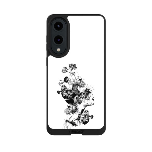 Samsung Galaxy S25 Edge NIVOpure Gebrochen Schwarz/Weiß