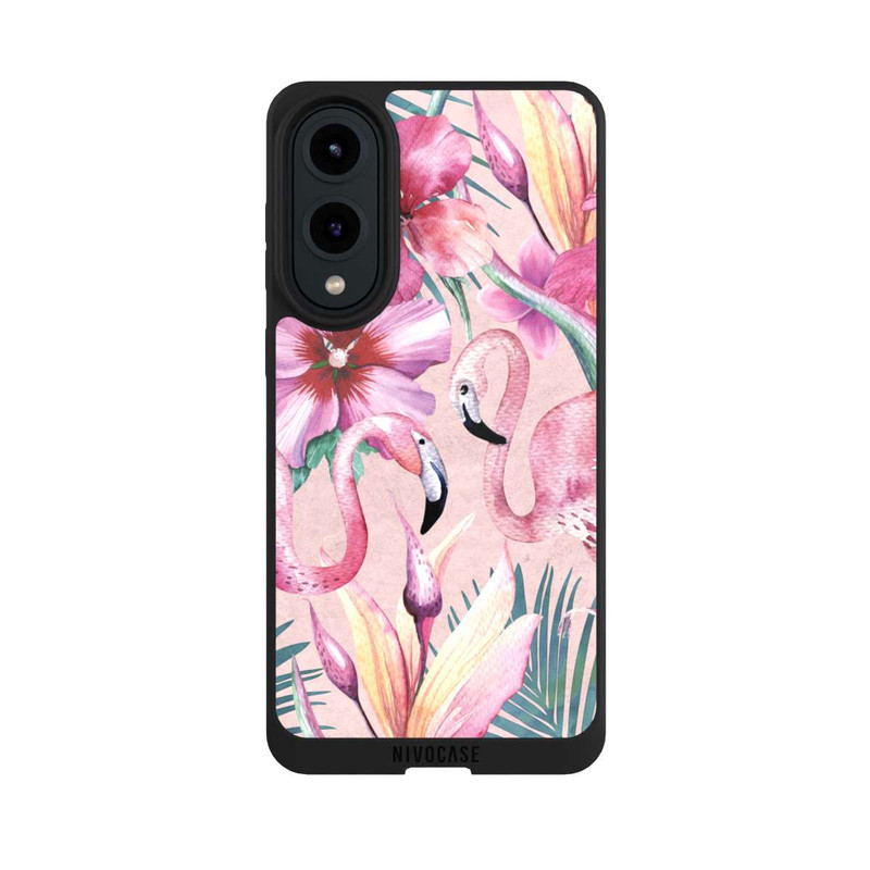 Galaxy S25 Edge NIVOpure Rêves de flamants roses