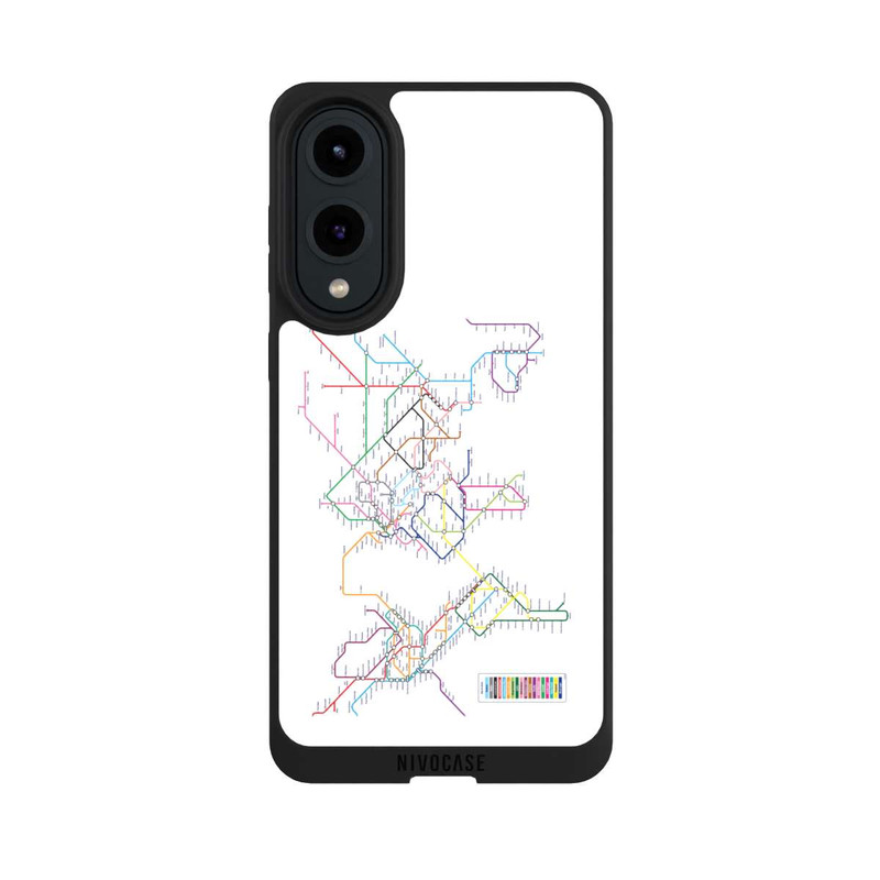 Galaxy S25 Edge NIVOpure Carte du métro mondial