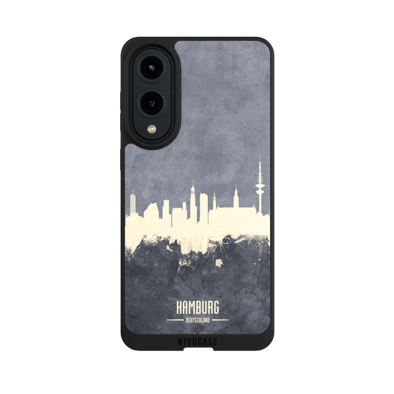 Galaxy S25 Edge NIVOpure Hambourg Allemagne Ligne d'horizon Gris