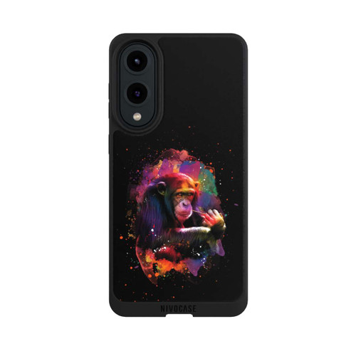 Samsung Galaxy S25 Edge NIVOpure Affe Colorful Sprayart