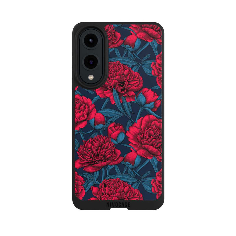 Galaxy S25 Edge NIVOpure Jardin de pivoines nocturnes