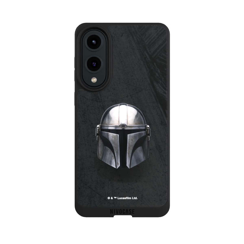 Galaxy S25 Edge NIVOpure Casque Mandalorien Noir
