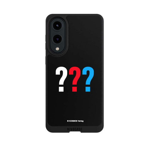Samsung Galaxy S25 Edge NIVOpure Drei Fragezeichen Logo