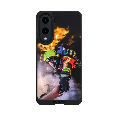 Samsung Galaxy S25 Edge NIVOpure Feuerwehrmann greift nach der Hand