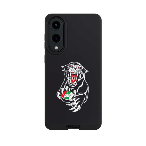 Samsung Galaxy S25 Edge NIVOpure Augsburger Panther Logo Schwarz