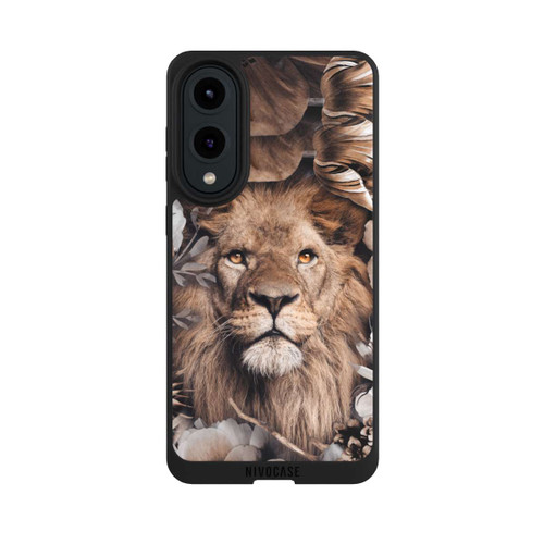 Samsung Galaxy S25 Edge NIVOpure Lion Flower Frame beige