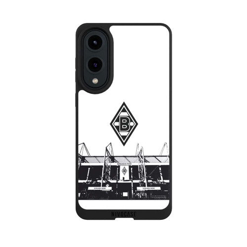 Samsung Galaxy S25 Edge NIVOpure Borussia-Park Schwarz und Weiß