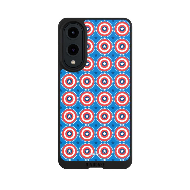 Galaxy S25 Edge NIVOpure Captain American Shield Pattern