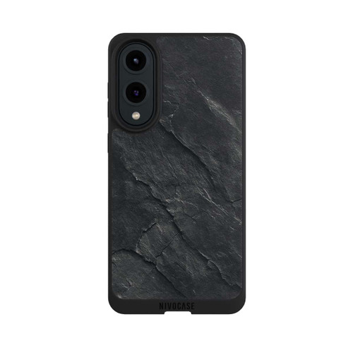Samsung Galaxy S25 Edge NIVOpure Dunkler Schiefer Look
