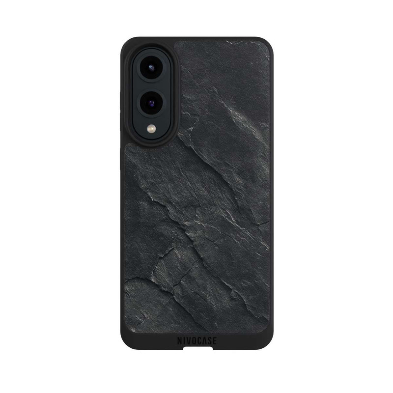 Galaxy S25 Edge NIVOpure Dark Grey Slate Look