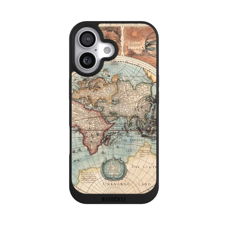 iPhone 17 NIVOpure Vintage Weltkarte
