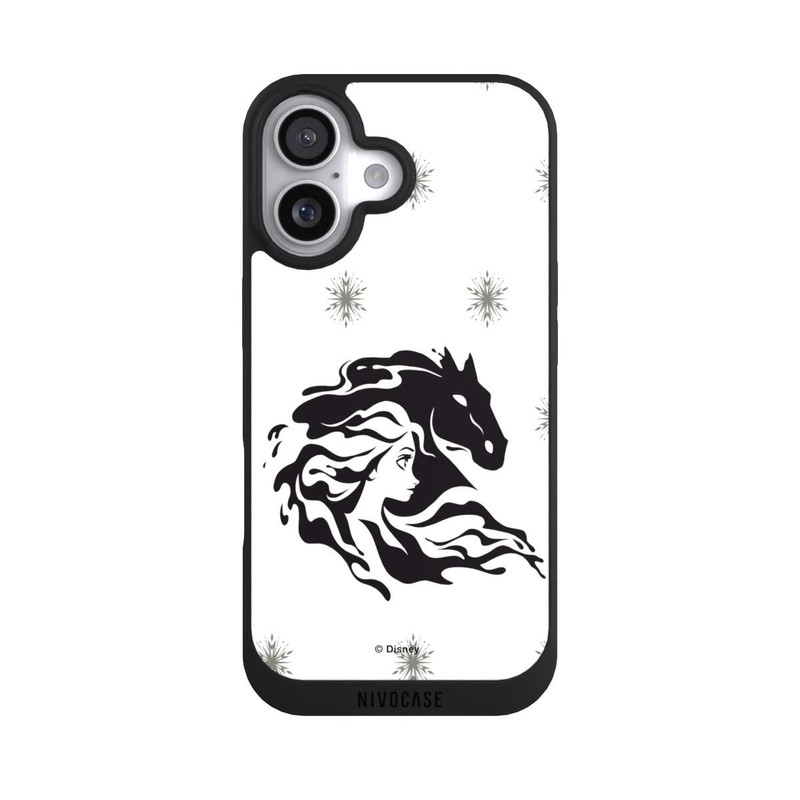iPhone 17 NIVOpure Elsa Waterhorse Eiskönigin 2 black and white