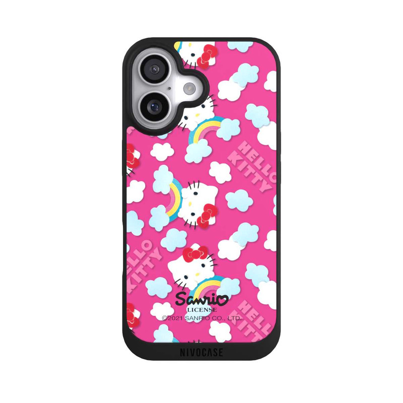 iPhone 17 NIVOpure Motif arc-en-ciel Hello Kitty