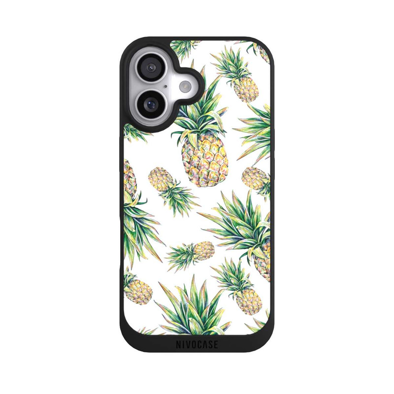 iPhone 17 NIVOpure Pineapple-weißer Hintergrund 