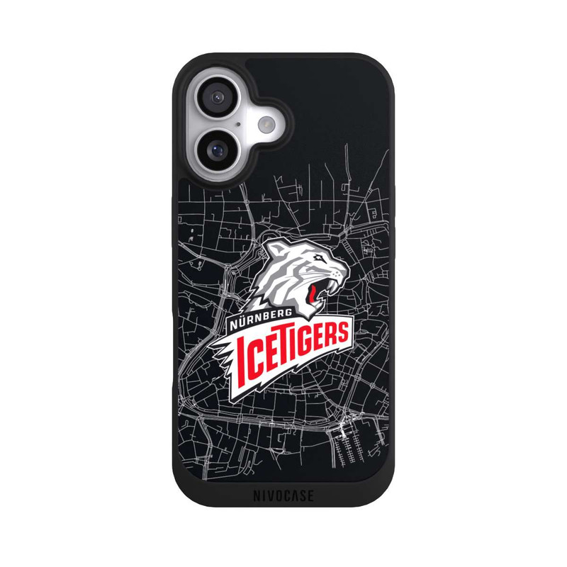 iPhone 17 NIVOpure Nürnberg Ice Tigers Logo Map