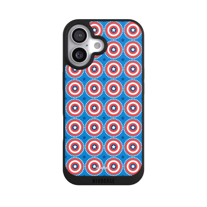 iPhone 17 NIVOpure Captain American Shield Pattern