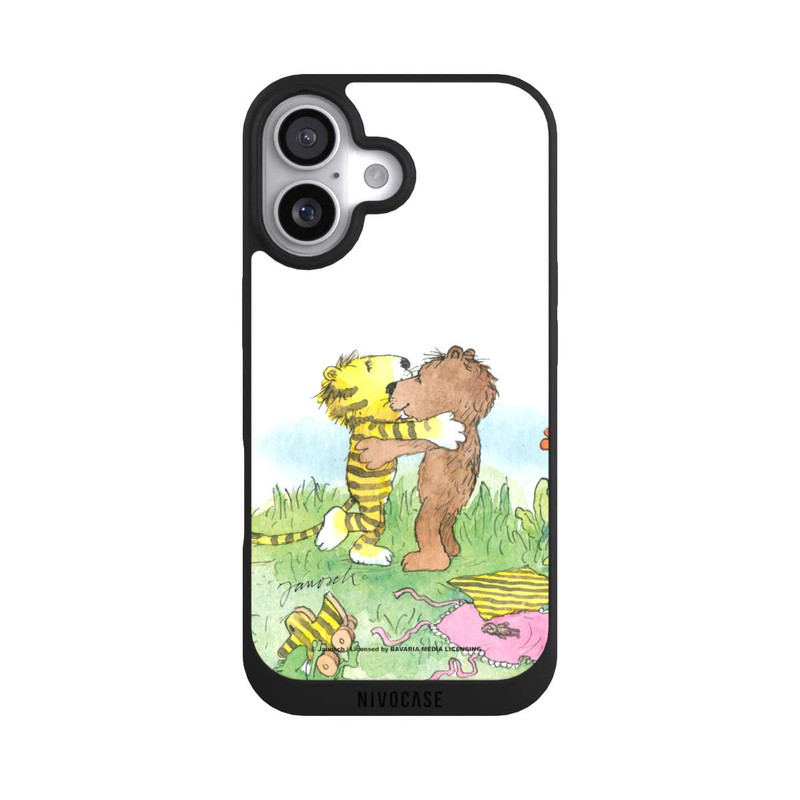 iPhone 17 NIVOpure Bär und Tiger Umarmung