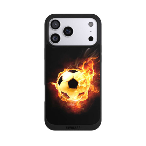 Apple iPhone 17 Pro Max NIVOpure Fußball in Flammen