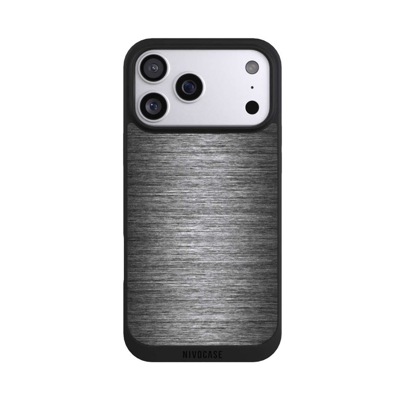 iPhone 17 Pro Max NIVOpure Metal Look Anthracite