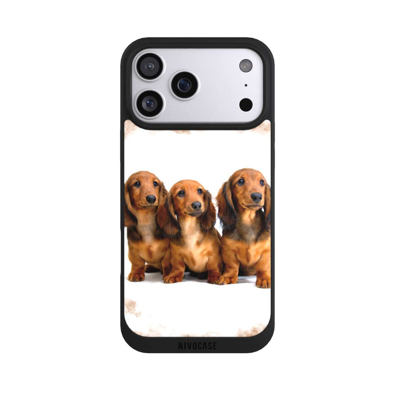 iPhone 17 Pro Max NIVOpure Dachshund Trio
