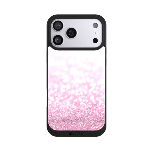 Apple iPhone 17 Pro Max NIVOpure Pluie de paillettes roses look