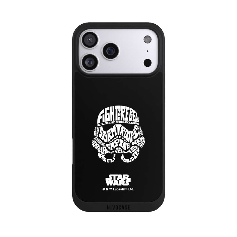 iPhone 17 Pro Max NIVOpure Storm Trooper Typo Graphique