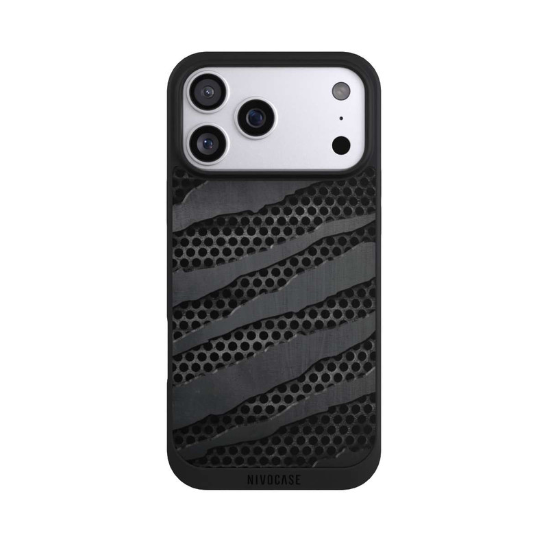 iPhone 17 Pro Max NIVOpure Grey Metal Scratches