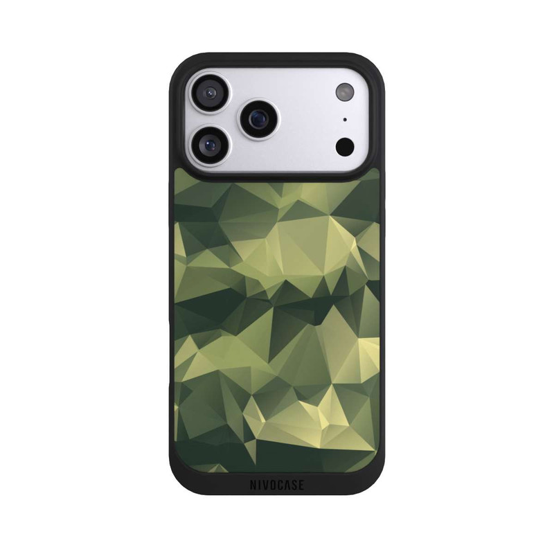 iPhone 17 Pro Max NIVOpure Polygonales Camouflage