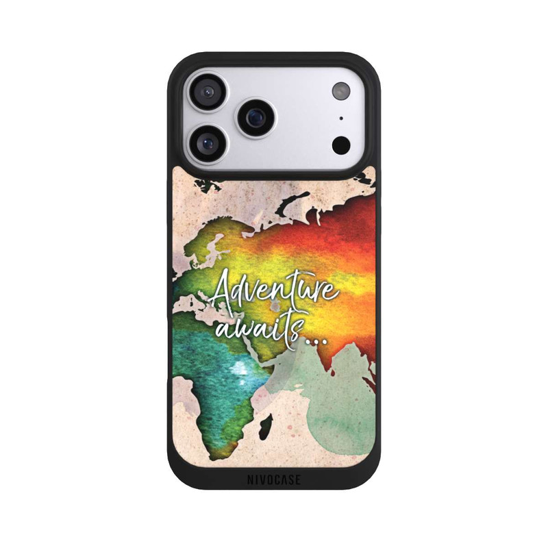 iPhone 17 Pro Max NIVOpure Worldmap Colourful