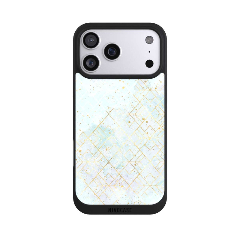 iPhone 17 Pro Max NIVOpure Marble Mixed Grid Pastel