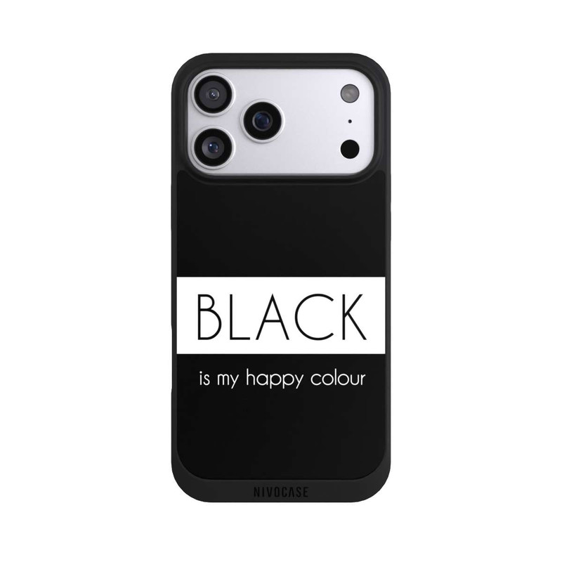 iPhone 17 Pro Max NIVOpure Black is my Happy Colour