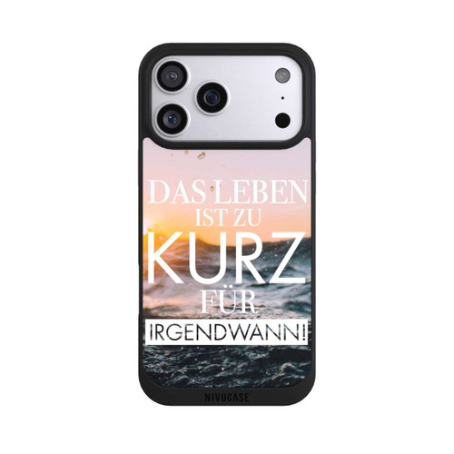 Apple iPhone 17 Pro Max NIVOpure Leben zu Kurz für Irgendwann