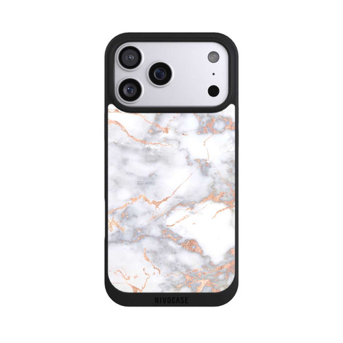 Apple iPhone 17 Pro Max NIVOpure White and Golden Marble Look