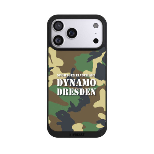 Apple iPhone 17 Pro Max NIVOpure SGDD Camouflage Grün - Dynamo Dresden